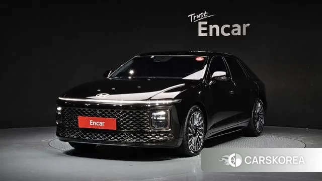 Hyundai Grandeur Hybrid (GN7) 2023 Черный из Кореи