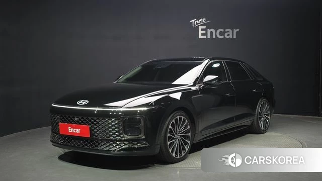 Hyundai Grandeur Hybrid (GN7) 2023 Черный из Кореи