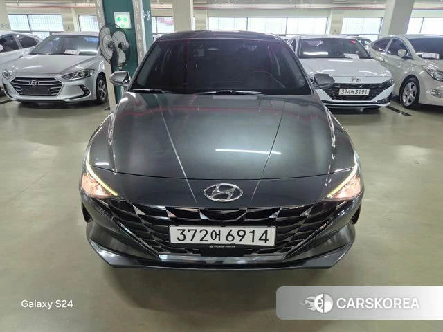 Hyundai Avante (CN7) 2022 Серый из Кореи