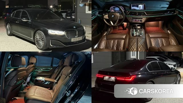 BMW 7 Series (G11) 2020 Черный из Кореи