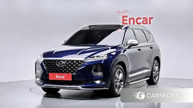 Hyundai Santa Fe TM 2019 Синий из Кореи