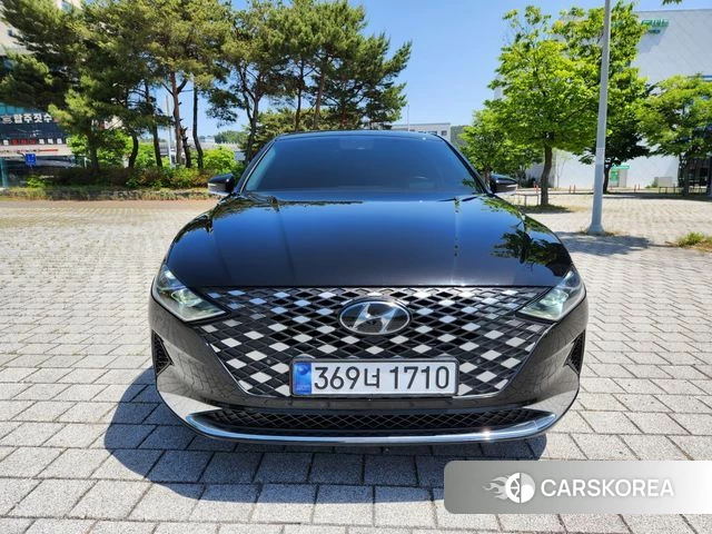 Hyundai The New Grandeur IG Hybrid 2021 Черный из Кореи