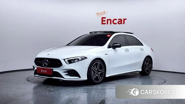Mercedes-Benz A-Class W177 2023 Белый из Кореи