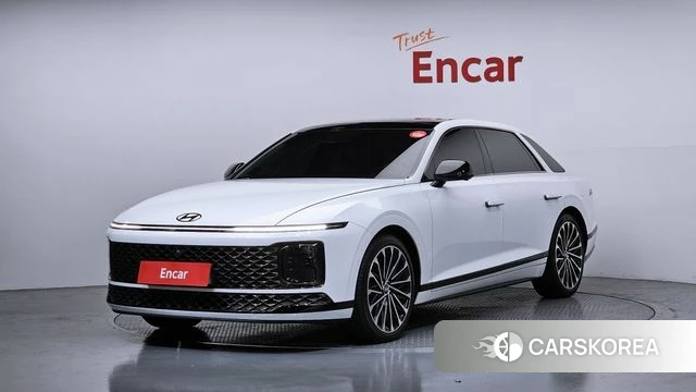 Hyundai Grandeur Hybrid (GN7) 2023 Белый из Кореи