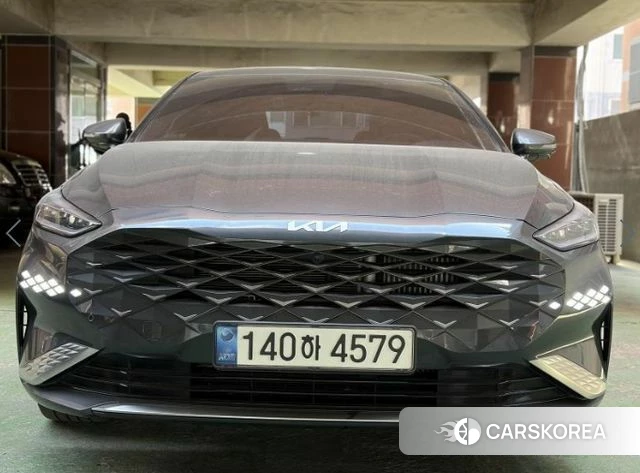 Kia K8 Hybrid 2022 Серый из Кореи