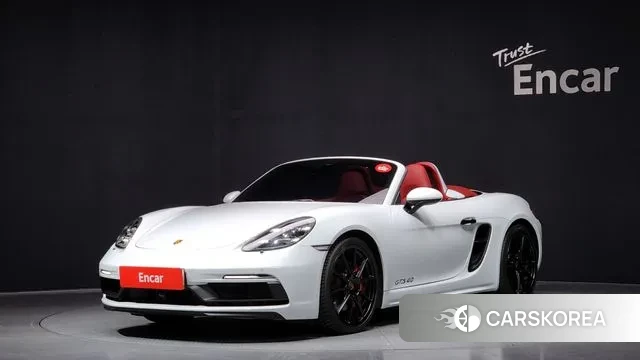 Porsche 718 Boxster 2022 Белый из Кореи