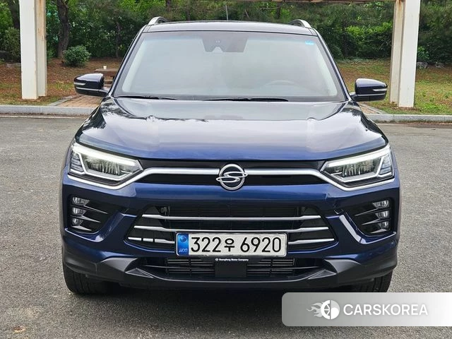 Ssangyong Beautiful Korando 2021 Синий из Кореи