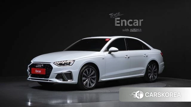 Audi A4 (B9) 2023 Белый из Кореи