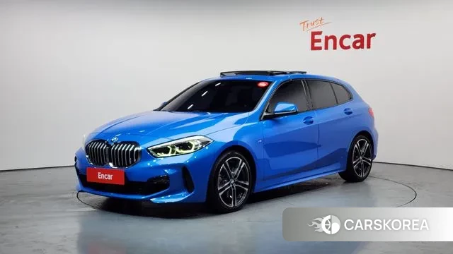 BMW 1 Series (F40) 2022 Синий из Кореи