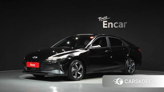 Hyundai Avante (CN7) 2020 Черный из Кореи