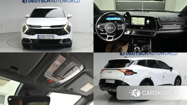 Kia Sportage 5th Generation Hybrid 2022 Белый из Кореи