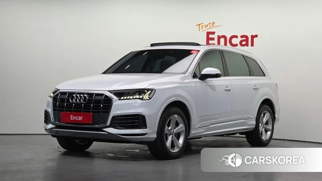 Audi Q7 (4M) 2021 Белый из Кореи