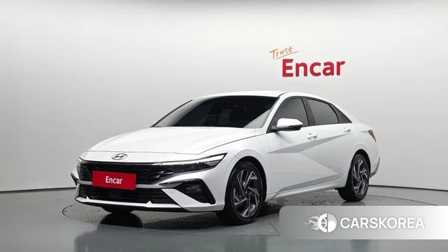 Hyundai The New Avante (CN7) 2023 Белый из Кореи