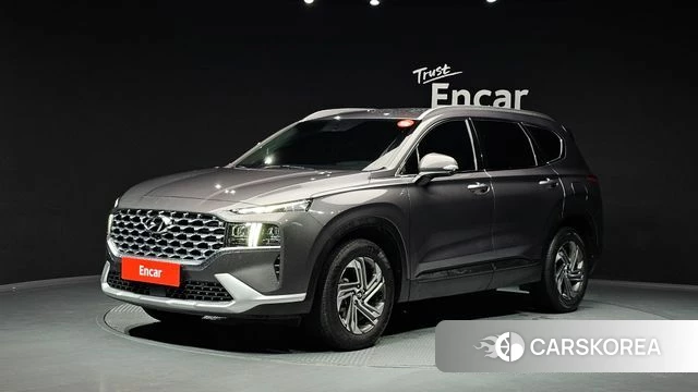 Hyundai The New Santa Fe 2021 Серый из Кореи