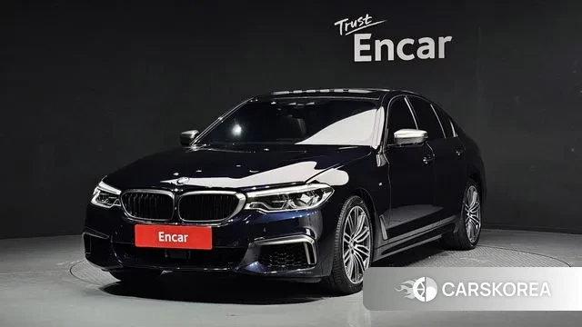 BMW 5 Series (G30) 2018 Черный из Кореи