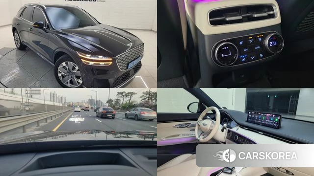 Genesis Electrified GV70 2022 Черный из Кореи