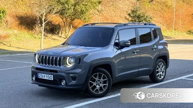 Jeep Renegade 2021 Серебристо-серый из Кореи