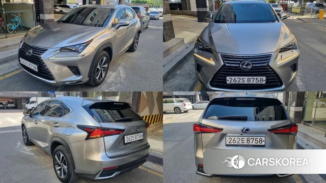 Lexus NX300h 2021 Серый из Кореи