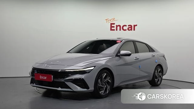 Hyundai The New Avante (CN7) 2023 Серебристо-серый из Кореи