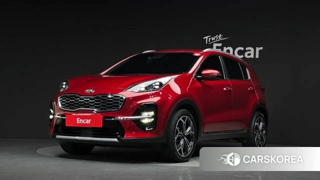 Kia Sportage The Bold 2021 Красный из Кореи