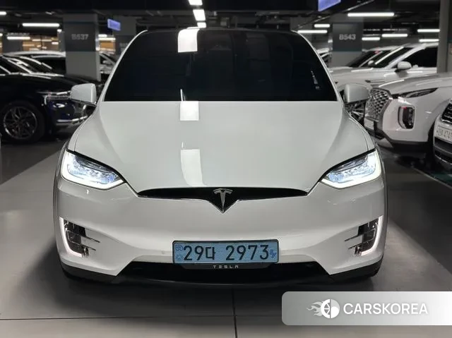 Tesla Model X 2018 Белый из Кореи