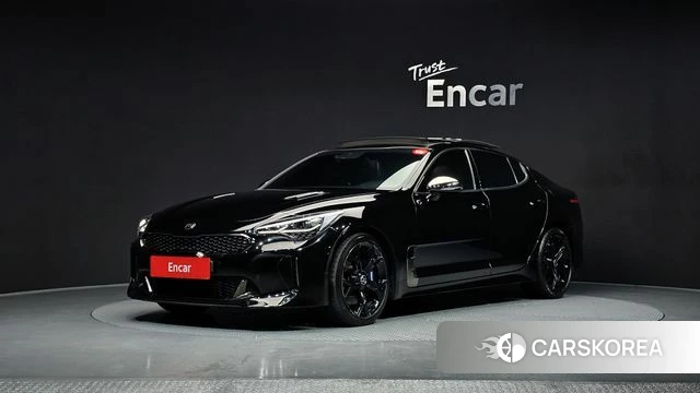 Kia Stinger 2018 Черный из Кореи