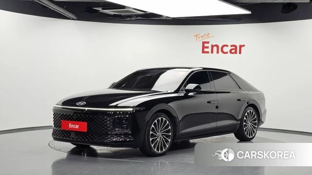 Hyundai Grandeur Hybrid (GN7) 2023 Черный из Кореи