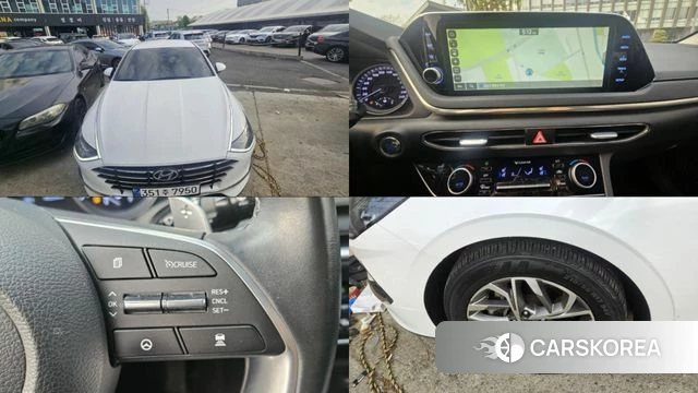 Hyundai Sonata (DN8) 2021 Белый из Кореи