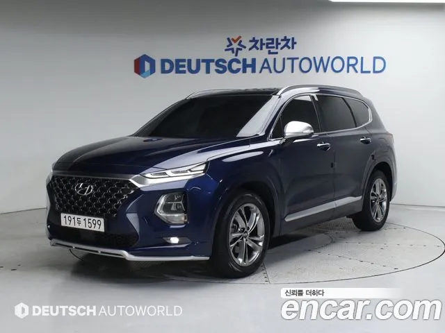 Hyundai Santa Fe TM 2019 Синий из Кореи