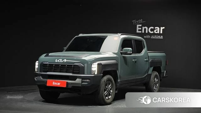 Kia Tasman 2025 Темно-зеленый из Кореи