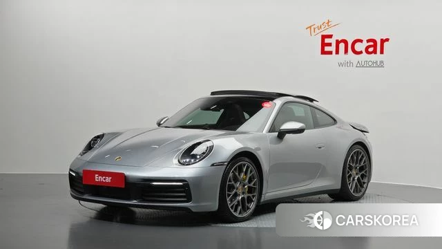 Porsche 911(992) 2020 Серебряный из Кореи