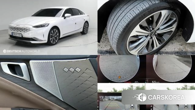 Kia K8 Hybrid 2022 Белый из Кореи