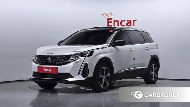 Peugeot 5008 second generation 2021 Белый из Кореи