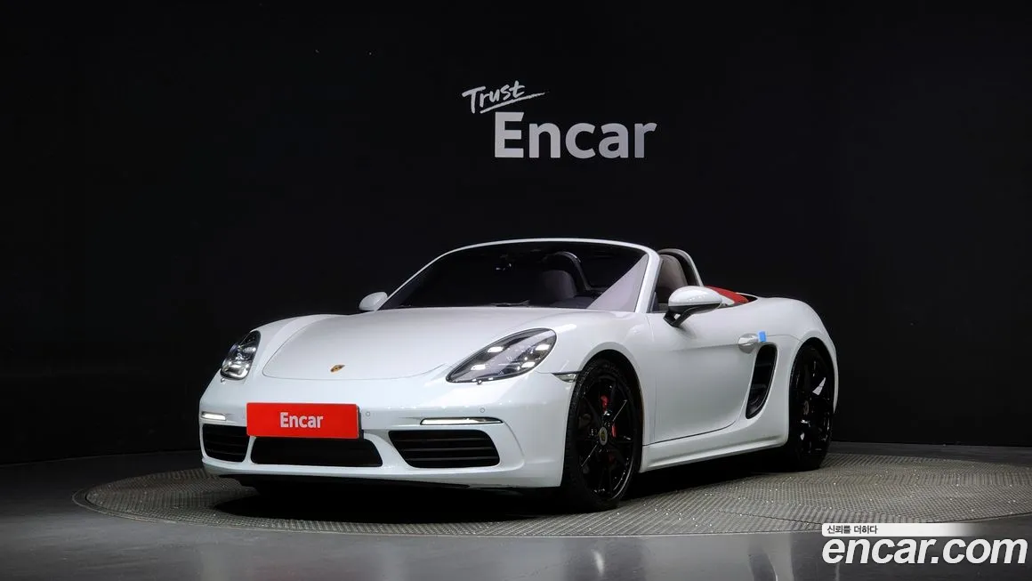 Porsche 718 Boxster 2018 Белый из Кореи