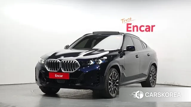 BMW X6 (G06) 2025 Черный из Кореи
