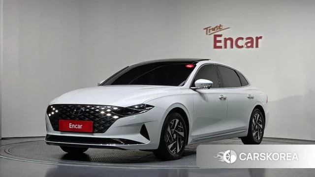 Hyundai The New Grandeur IG Hybrid 2021 Белый из Кореи
