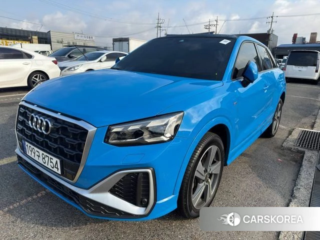 Audi Q2 2023 Синий из Кореи