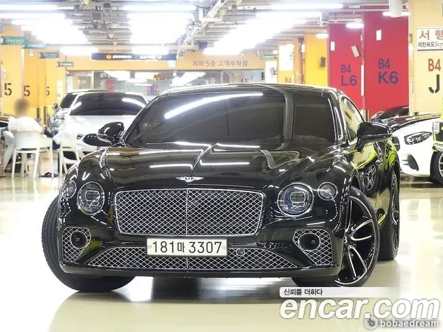 Bentley Continental GT 3rd Generation 2023 Черный из Кореи