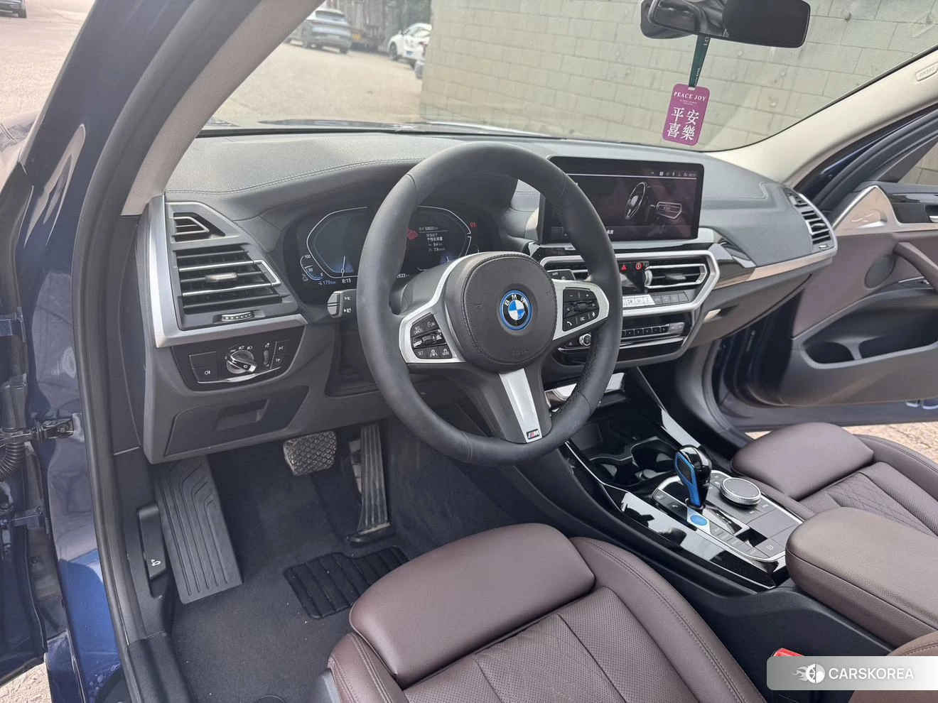 BMW iX3 2021 Синий из Китая