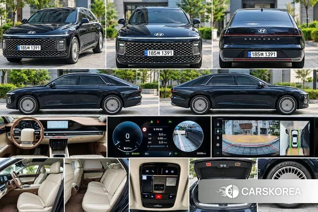 Hyundai Grandeur Hybrid (GN7) 2024 Синий из Кореи