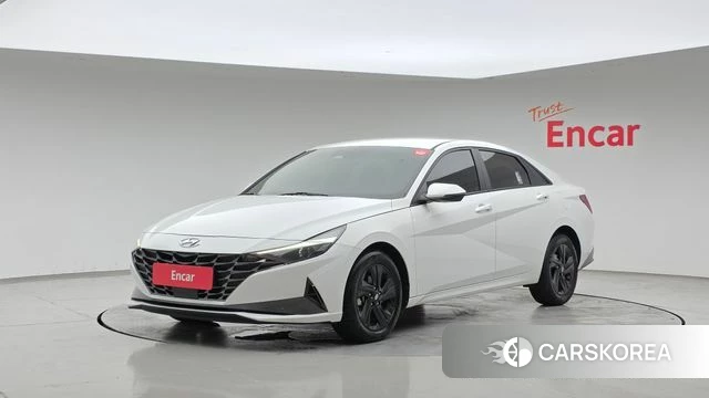Hyundai Avante (CN7) 2023 Белый из Кореи