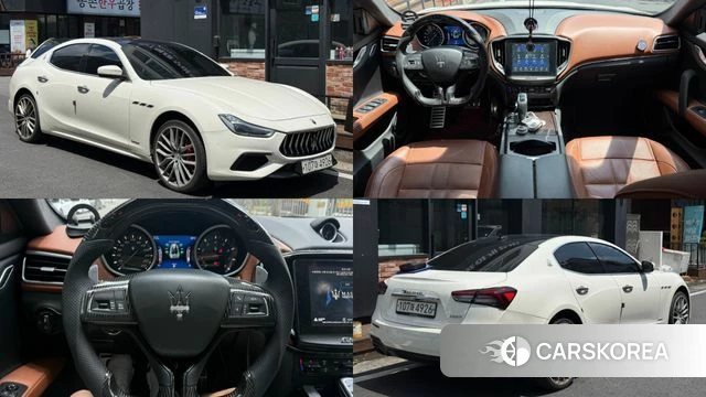 Maserati Ghibli 2020 Белый из Кореи
