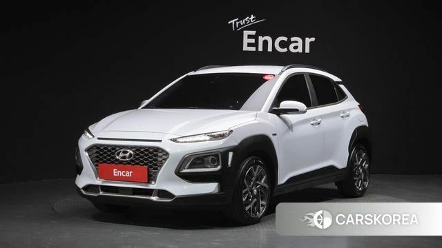 Hyundai Kona Hybrid 2019 Белый из Кореи