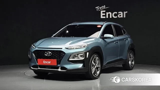 Hyundai Kona 2018 Небесно-голубой из Кореи