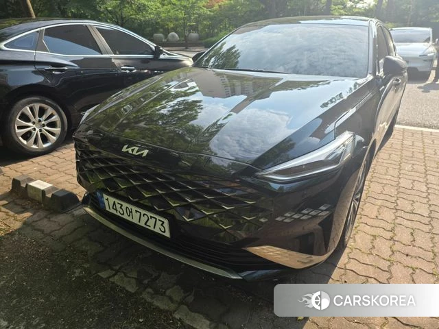 Kia K8 Hybrid 2022 Черный из Кореи