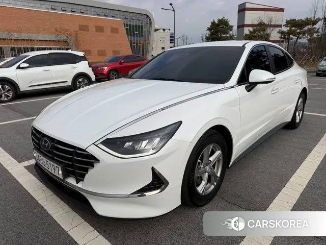 Hyundai Sonata (DN8) 2019 Белый из Кореи