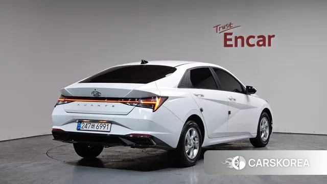 Hyundai Avante (CN7) 2020 Белый из Кореи