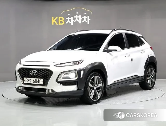Hyundai Kona 2018 Белый из Кореи