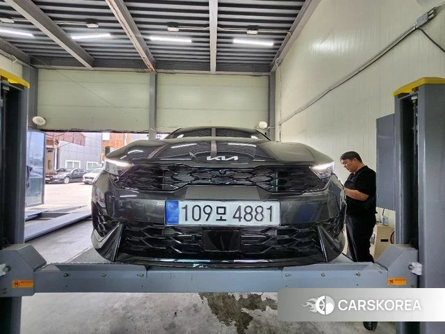 Kia The New K5 3rd generation 2024 Серебристо-серый из Кореи