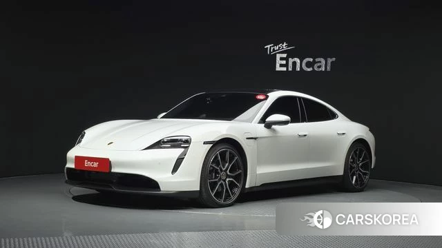 Porsche Taycan 2023 Белый из Кореи